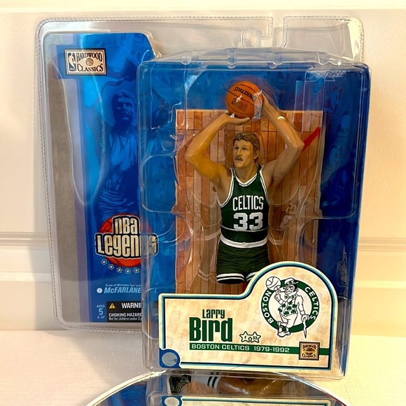 NBA Legends Hall of Fame Larry Bird McFarlane Hardwood Classics Action Figure - Picture 1 of 8